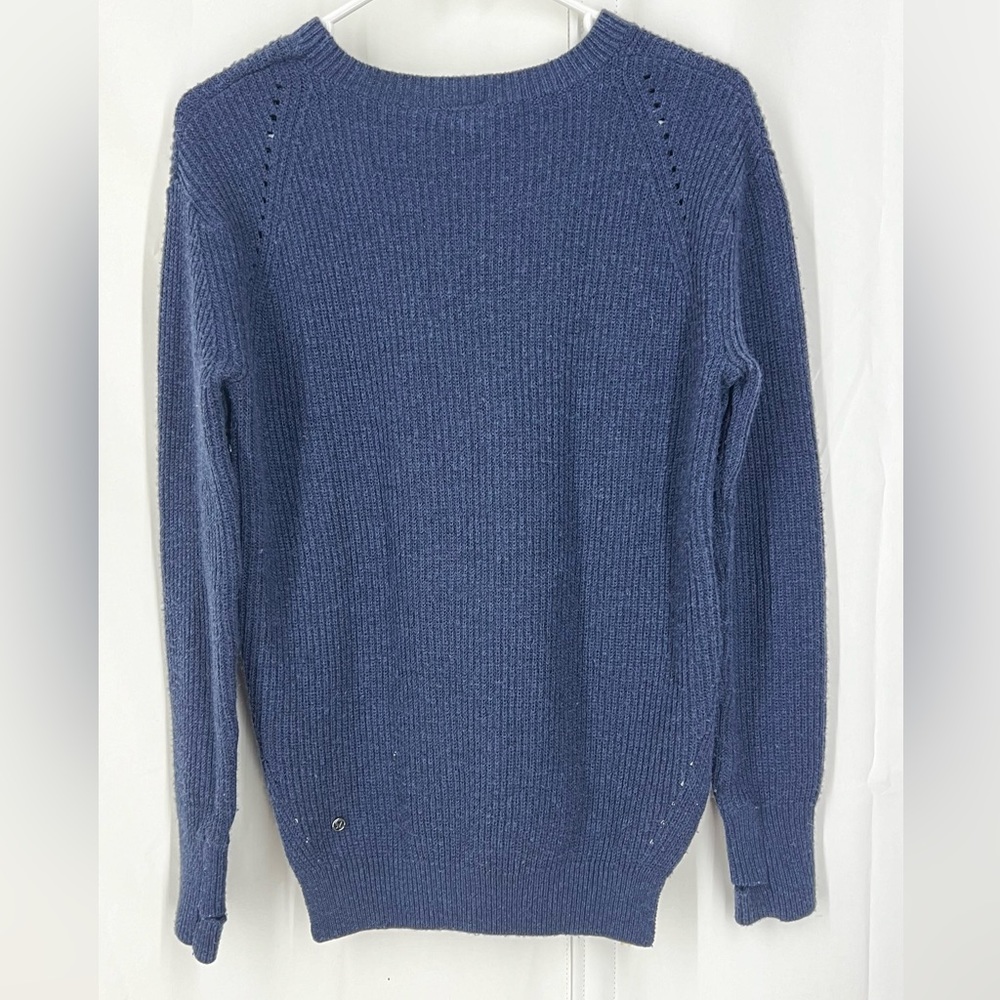 Lululemon Seva Sweater Heathered Deep Navy - Picture 8 of 11